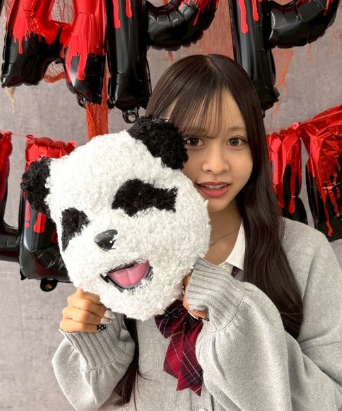 WEGO（ウィゴー）の「WEGO/ハロウィンアニマルフェイスマスク（コスチューム/パーティーグッズ・レディース・その他1/ホワイト/ブラウン・FREE）」の6枚目の写真