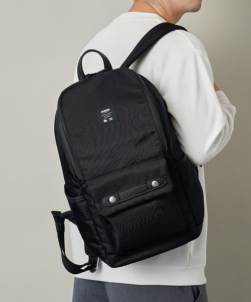 moz(モズ)の「【moz(モズ)】リュック バックパック ZZCI-03L-RN(ショルダーバッグ・レディース・ネイビー×ホワイト/ブラック/キャメル/ブラック×ゴールド・ONE SIZE)」の2枚目の写真
