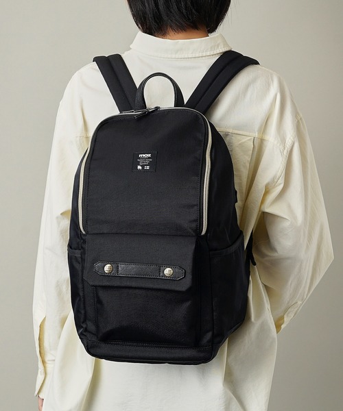 moz(モズ)の「【moz(モズ)】リュック バックパック ZZCI-03L-RN(ショルダーバッグ・レディース・ネイビー×ホワイト/ブラック/キャメル/ブラック×ゴールド・ONE SIZE)」の7枚目の写真