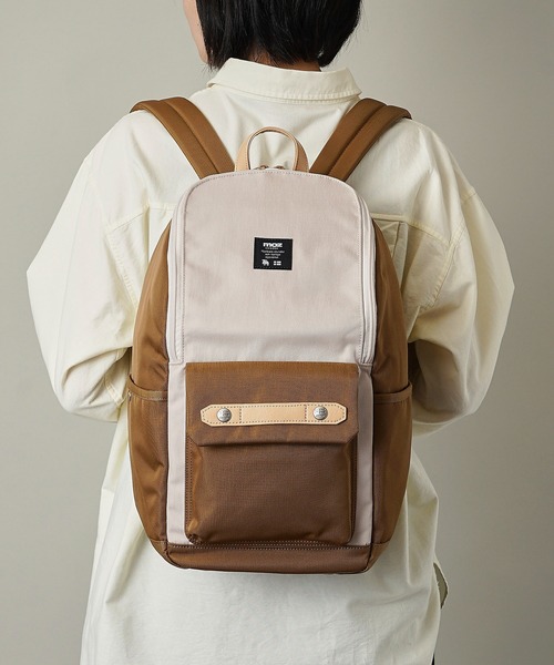 moz(モズ)の「【moz(モズ)】リュック バックパック ZZCI-03L-RN(ショルダーバッグ・レディース・ネイビー×ホワイト/ブラック/キャメル/ブラック×ゴールド・ONE SIZE)」の9枚目の写真