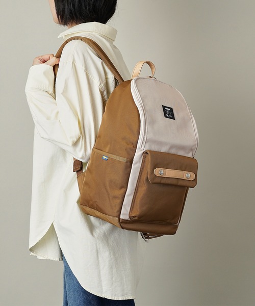 moz(モズ)の「【moz(モズ)】リュック バックパック ZZCI-03L-RN(ショルダーバッグ・レディース・ネイビー×ホワイト/ブラック/キャメル/ブラック×ゴールド・ONE SIZE)」の10枚目の写真