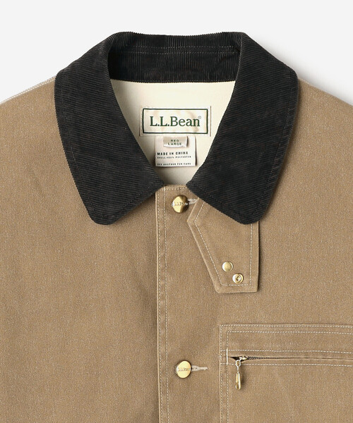 L.L.Bean(エルエルビーン)の「L.L.Bean | Bean's Prospect Harbor Field Coat MEN(カバーオール・メンズ・チャコール/ライトブラウン・M/L)」の18枚目の写真