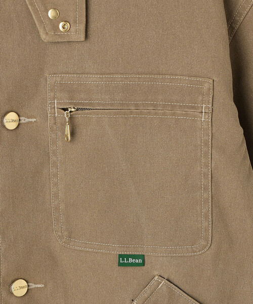 L.L.Bean(エルエルビーン)の「L.L.Bean | Bean's Prospect Harbor Field Coat MEN(カバーオール・メンズ・チャコール/ライトブラウン・M/L)」の13枚目の写真