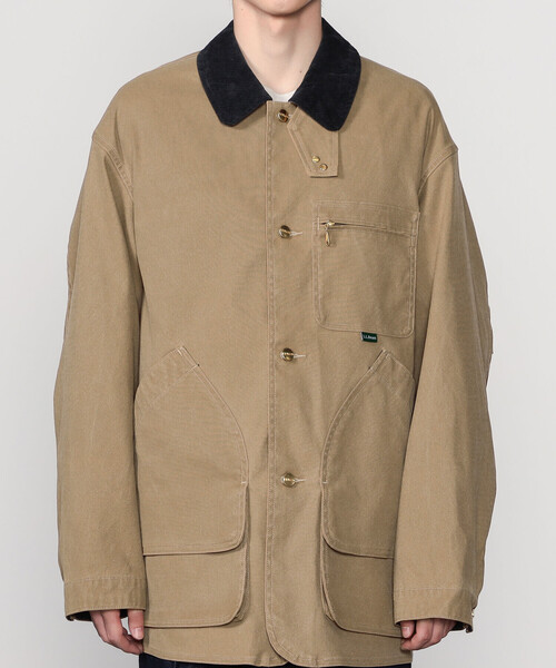 L.L.Bean(エルエルビーン)の「L.L.Bean | Bean's Prospect Harbor Field Coat MEN(カバーオール・メンズ・チャコール/ライトブラウン・M/L)」の7枚目の写真