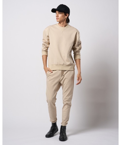 wjk(ダヴルジェイケイ)の「utility pocket sweatshirt(スウェット・メンズ・ブラック/ライトベージュ/トップグレー・SMALL/MEDIUM/LARGE/X-LARGE)」の15枚目の写真