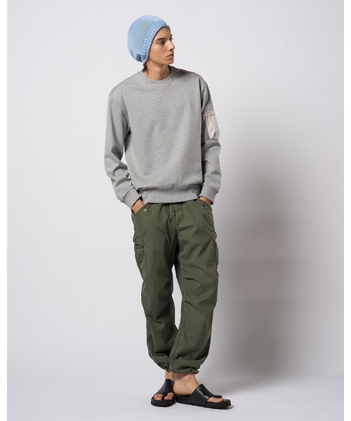 wjk(ダヴルジェイケイ)の「utility pocket sweatshirt(スウェット・メンズ・ブラック/ライトベージュ/トップグレー・SMALL/MEDIUM/LARGE/X-LARGE)」の16枚目の写真
