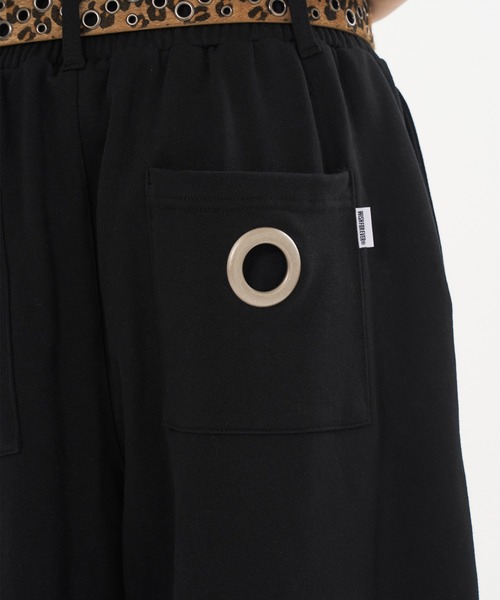 WISH FOR EVER(ウィッシュフォーエバー)の「EYELET DESIGN SWEAT PANTS / アイレットデザインスウェットパンツ(スウェットパンツ・メンズ・ピンク/グレー/ブラック・SMALL/LARGE/MEDIUM)」の7枚目の写真