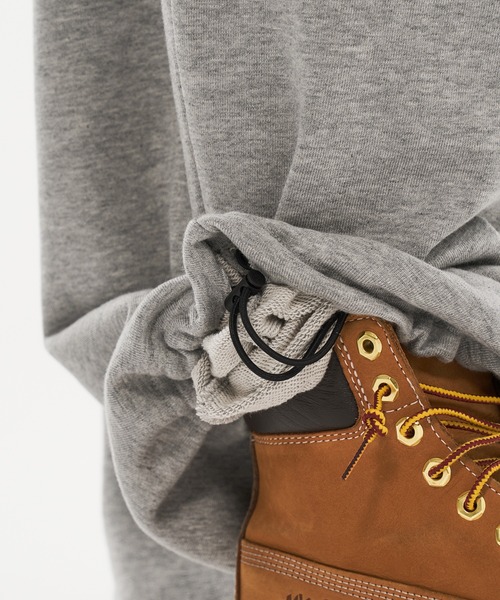 WISH FOR EVER(ウィッシュフォーエバー)の「EYELET DESIGN SWEAT PANTS / アイレットデザインスウェットパンツ(スウェットパンツ・メンズ・ピンク/グレー/ブラック・SMALL/LARGE/MEDIUM)」の17枚目の写真