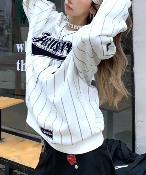 【わわわ】★美品★袖ロゴ★スウェット★キッズ164cm★レディースXS相当 ロゴスウェット（スウェット・トレーナー） | THE SHOP TK(Women