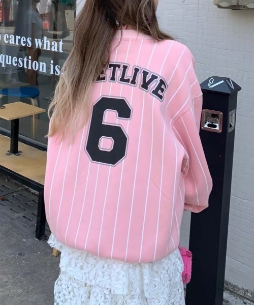 ジャージ風デザインスウェット（スウェット）｜Vipoa（ヴィポア