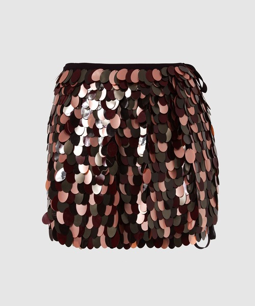DRIES VAN NOTEN(ドリスヴァンノッテン)の「GABRINA EMB 2317 W.W.SKIRT(スカート・レディース・バーガンディー・34/36)」の1枚目の写真