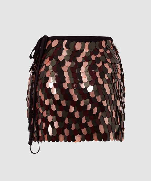 DRIES VAN NOTEN(ドリスヴァンノッテン)の「GABRINA EMB 2317 W.W.SKIRT(スカート・レディース・バーガンディー・34/36)」の2枚目の写真