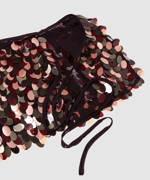 DRIES VAN NOTEN(ドリスヴァンノッテン)の「GABRINA EMB 2317 W.W.SKIRT(スカート・レディース・バーガンディー・34/36)」の3枚目の写真