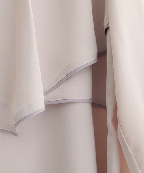 natural couture（ナチュラルクチュール）の「アシメパイピングボウブラウス（シャツ/ブラウス・レディース・ブラウン/ネイビー/グレイッシュベージュ/アイボリー・FREE）」の20枚目の写真