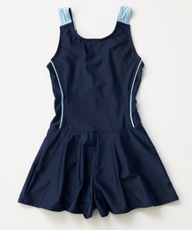 OP/RUSTY（オーピー/ラスティー）の「【ノーブランド】スクール水着 キッズ キュロットワンピース水着 Aラインワンピース スイミング  日焼け対策 UVカット ストレッチ素材（水着）」