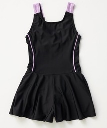 OP/RUSTY | 【ノーブランド】スクール水着 キッズ キュロットワンピース水着 Aラインワンピース スイミング  日焼け対策 UVカット ストレッチ素材(水着)