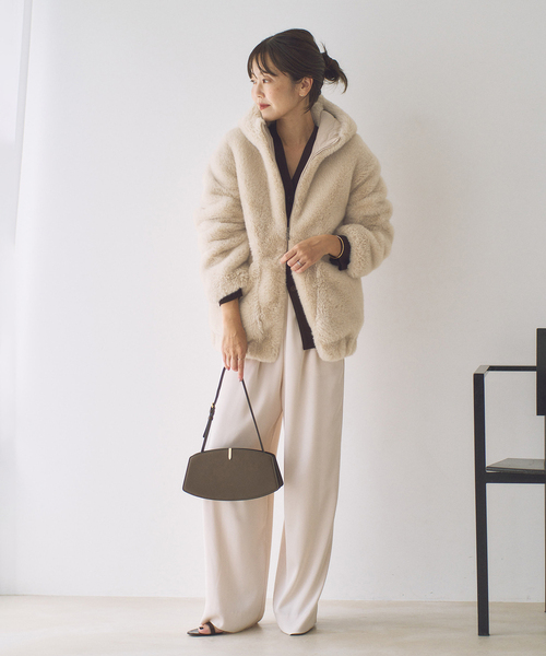 Plage Vegancode/ ヴィーガンコード FAUX FUR ブルゾン プラージュ Plage 《予約》Vegancode / ヴィ―ガンコード FAUX