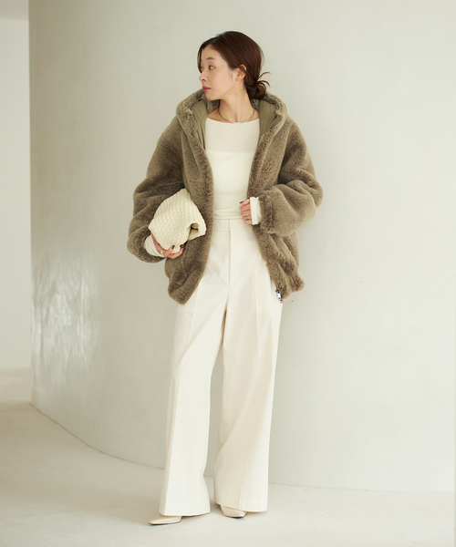 Vegancode / ヴィ―ガンコード FAUX FUR ブルゾン（その他アウター