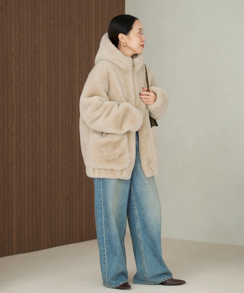 Vegancode / ヴィ―ガンコード FAUX FUR ブルゾン（その他アウター