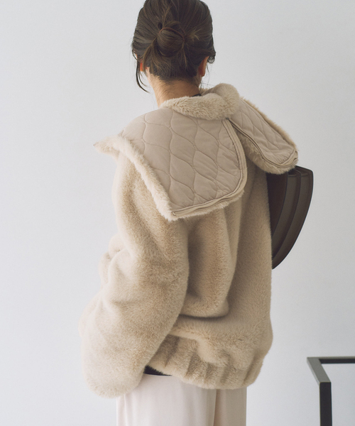 Vegancode / ヴィ―ガンコード FAUX FUR ブルゾン（その他アウター