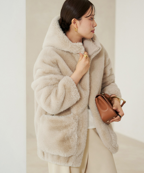 Vegancode / ヴィ―ガンコード FAUX FUR ブルゾン（その他アウター