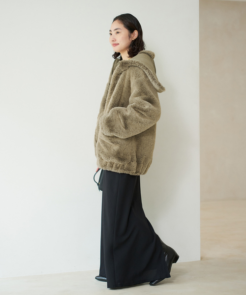 Vegancode / ヴィ―ガンコード FAUX FUR ブルゾン（その他アウター