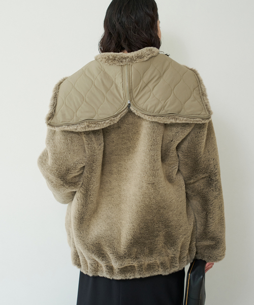 Vegancode / ヴィ―ガンコード FAUX FUR ブルゾン（その他アウター