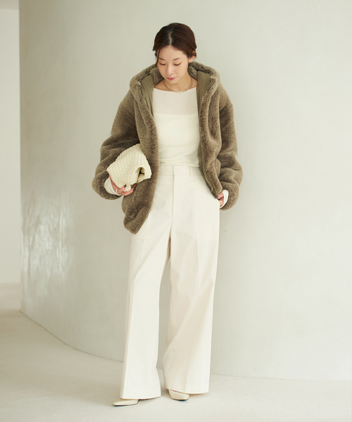 Vegancode / ヴィ―ガンコード FAUX FUR ブルゾン（その他アウター