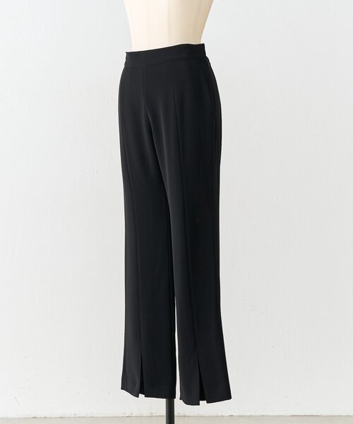 LIVETART（リヴェタート）の「トロミフロントスリットパンツ（その他パンツ・レディース・ブラック・1/0）」の9枚目の写真