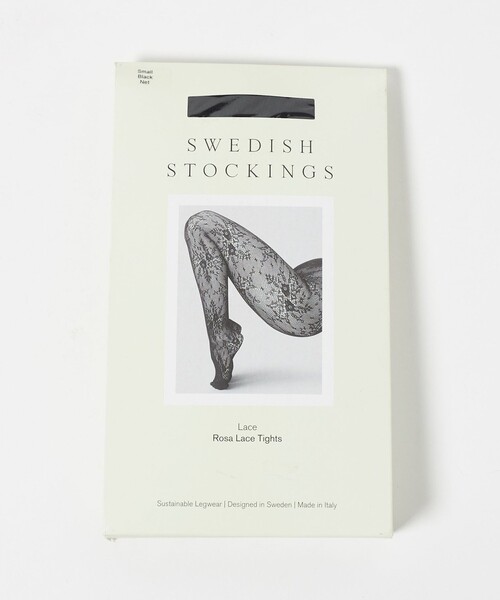 SWEDISH STOCKING（スウェディッシュストッキングス）の「＜SWEDISH STOCKINGS＞Rosa レース タイツ＜ Select by EMMEL REFINES ＞（タイツ/ストッキング・レディース・ダークブラウン/ブラック/オフホワイト・S）」の15枚目の写真