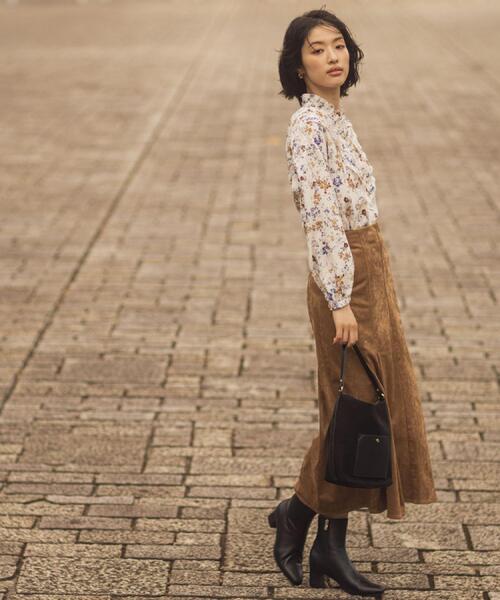 grove（グローブ）の「カスリフラワープリントブラウス（シャツ/ブラウス・レディース・モスグリーン系/アイボリー系・03/02/01/04/05）」の17枚目の写真