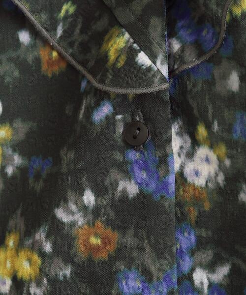 grove（グローブ）の「カスリフラワープリントブラウス（シャツ/ブラウス・レディース・モスグリーン系/アイボリー系・03/02/01/04/05）」の9枚目の写真