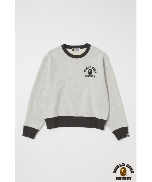 BP/MS RELAXED FIT クルーネックトップス（スウェット）｜MOUSSY 