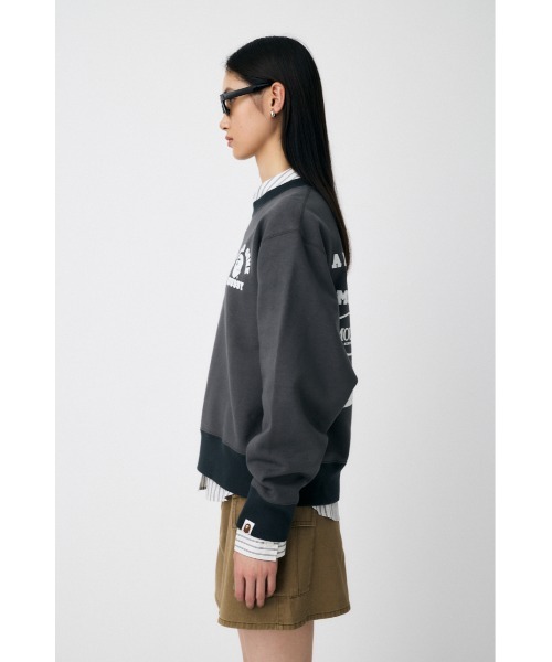 BP/MS RELAXED FIT クルーネックトップス（スウェット）｜MOUSSY