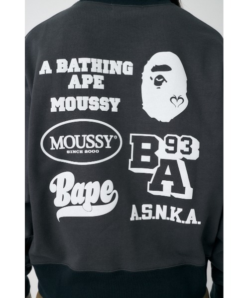 BP/MS RELAXED FIT クルーネックトップス（スウェット）｜MOUSSY