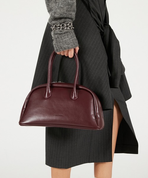 PRANK PROJECT（プランクプロジェクト）の「ソフトボストン / Soft Boston（ボストンバッグ・レディース・ホワイト/ボルドー/ブラック・FREE）」の3枚目の写真