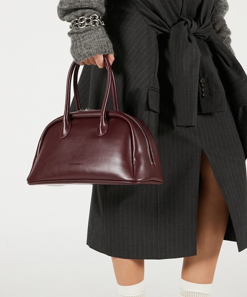 PRANK PROJECT（プランクプロジェクト）の「ソフトボストン / Soft Boston（ボストンバッグ・レディース・ホワイト/ボルドー/ブラック・FREE）」の5枚目の写真