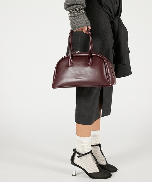 PRANK PROJECT（プランクプロジェクト）の「ソフトボストン / Soft Boston（ボストンバッグ・レディース・ホワイト/ボルドー/ブラック・FREE）」の8枚目の写真