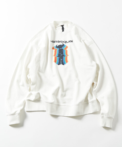FREAK'S STORE(フリークスストア)の「【EXCLUSIVE】 Jamiroquai L/S SWT / ジャミロクワイ ロングスリーブスウェット(スウェット・メンズ・ブラック/オフホワイト・MEDIUM/LARGE/X-LARGE)」の3枚目の写真