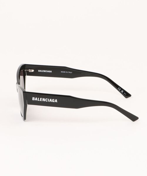 【美品✨】BALENCIAGA ブラック サングラス サイドロゴ セール】【BALENCIAGA/バレンシアガ】フォックス サングラス BB0447S