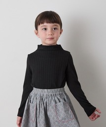 riziere | ジャガード柄シームレスハイネックプルオーバー(Tシャツ/カットソー)