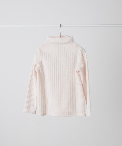 riziere（リジェール）の「ジャガード柄シームレスハイネックプルオーバー（Tシャツ/カットソー・キッズ・グレー/アイボリー/ブラック・90/100/110/120/130/140/150）」の17枚目の写真