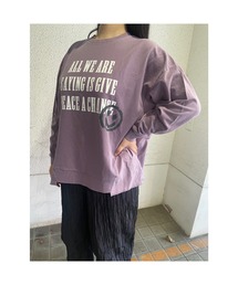 WORLD WIDE LOVE! | ALL WE ARE 切り替えトップス(スウェット)