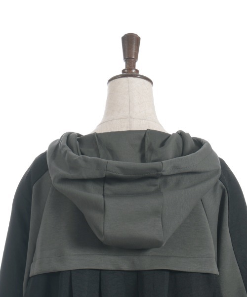 axes femme（アクシーズファム）の「異素材配色パーカー（パーカー・レディース・チャコール/ブラック/パープル・FREE）」の14枚目の写真