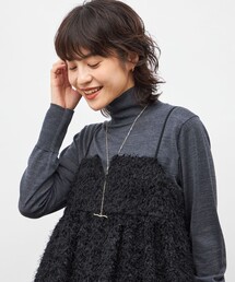 NOLLEY’S Sophi | 《セットアップ対応》ウォッシャブルフェザーチュールキャミブラウス(キャミソール)