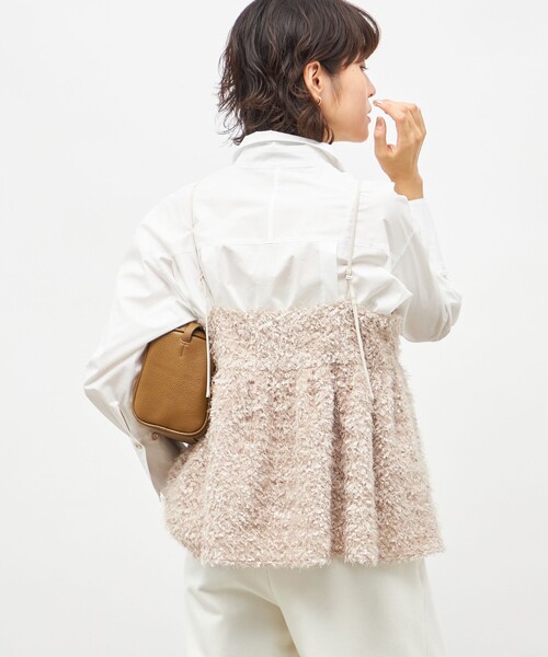 セール】《セットアップ対応》ウォッシャブルフェザーチュールキャミ