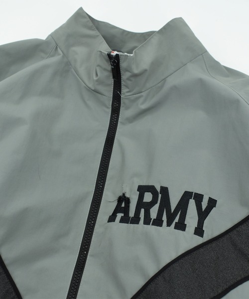 MILITARY（ミリタリー）の「【USED】U.S.ARMY ナイロン トラックジャケット（ナイロンジャケット・メンズ・オリーブ・LARGE）」の3枚目の写真