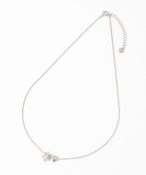 LAKOLE（ラコレ）の「ぷっくりダブルスターネックレス / 592754（ネックレス・レディース・その他1/その他2・FREE）」の3枚目の写真