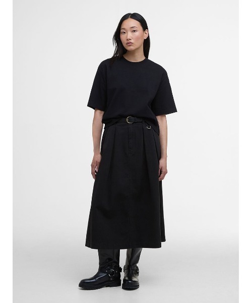 Barbour(バブアー)の「Wilma クロップドTシャツ(レディース)(Tシャツ/カットソー・レディース・ブラック・SMALL/MEDIUM/LARGE)」の2枚目の写真