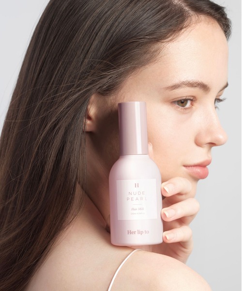 Her lip to BEAUTY（ハーリップトゥビューティー）の「RICH ESSENCE HAIR MILK - NUDE PEARL -（ヘアオイル/ヘアミルク・レディース・その他・FREE）」の2枚目の写真